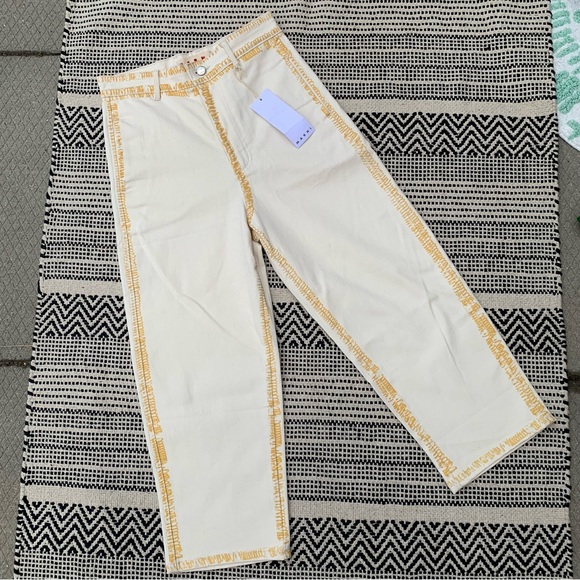 NWT Marni Boyfriend Jeans with Painted Edges size 38 (4) - Picture 5 of 11